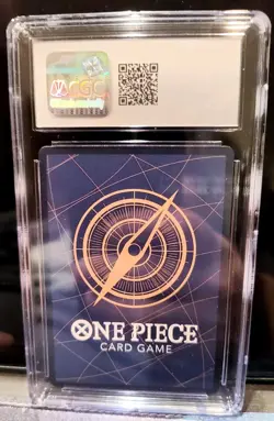 2023 One Piece TCG Enel OP05-100 Awakening of The New Era Super Rare CGC 9.5 Eng - Image 2