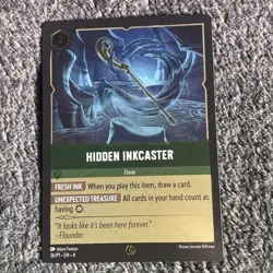 Hidden Inkcaster Cold Foil Disney Lorcana EN-4 36/PI - Image 1