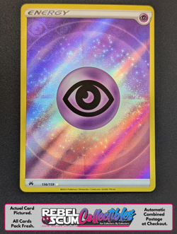 Psychic Energy (Textured Energy Card) | 156/159 | Crown Zenith | MINT - Image 1