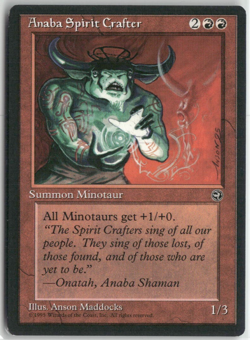 Anaba Spirit Crafter Magic The Gathering Homelands MTG Card Played - Image 1