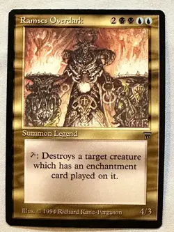 Ramses Overdark - Magic the Gathering MTG Legends - Near Mint - Free Shipping! - Image 1