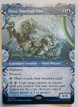 MTG Magic [x1] Kitsa, Otterball Elite [x1] SHOWCASE Bloomburrow M/NM - Image 1