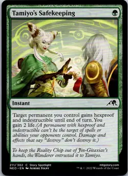 Tamiyo's Safekeeping C Kamigawa: Neon Dynasty 211 NM - Image 1