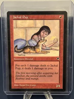 MTG - Magic The Gathering - Jackal Pup - Tempest - NP/NM! - Image 3