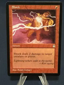 MTG - Magic The Gathering - Shock X 4 - Stronghold- NP/ LN Or BETTER! - Image 3
