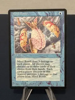 MTG - Magic The Gathering - Mind Bomb - The Dark - LP/EX! - Image 1