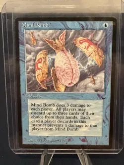 MTG - Magic The Gathering - Mind Bomb - The Dark - LP/EX! - Image 3