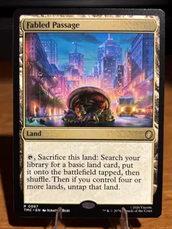 NM Fabled Passage, MTG, TMNT Commander, Magic the Gathering, 67 - Image 1