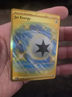 Pokemon TCG Jet Energy Sv08: Surging Sparks Holo Hyper Rare Card 252/191 - Image 1
