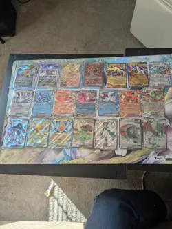 Pokemon Card Lot Ex And Art Rare Mega Phantasmal Flames And Ascending Heros - Image 1