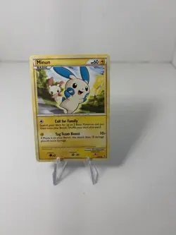 Minun 34/95 Unleashed Pokemon Card - LP - Image 1