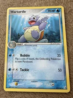 2006 Pokemon TCG Crystal Guardians Wartortle Regular Non-holo 42/100 LP - Image 1