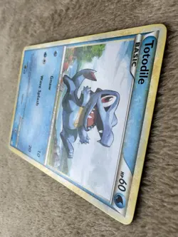 2010 Pokemon TCG HeartGold SoulSilver Totodile Regular Non-holo 86/123 LP - Image 3