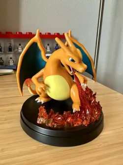 Pokemon TCG Charizard EX Super Premium Collection FIGURE & 3 PROMO CARDS!!! - Image 2