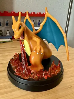 Pokemon TCG Charizard EX Super Premium Collection FIGURE & 3 PROMO CARDS!!! - Image 3