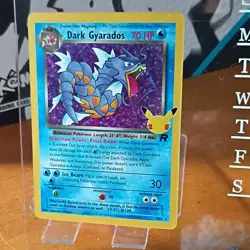 Pokemon Dark Gyarados Holo Rare 8/82 Team Rocket CELEBRATIONS english - Image 1