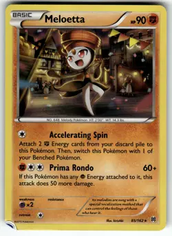 Meloetta 85/162 XY - BREAKthrough HP Pokemon Card TCG - Image 1