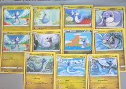 Cute Dragon Pokemon TCG card lot Dratini Dragonair 11x - Image 1