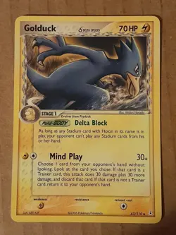 Pokemon Golduck 41/110 ex Holon Phantoms NM-MT See Pictures - Image 1