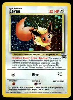 Pokemon TCG WoTC Promo #11 Eevee LP - Image 1