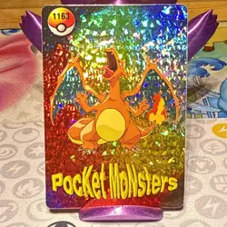 Pokemon Charizard Vintage Pocket Monsters Vending Prism Sticker 1163 - Image 1