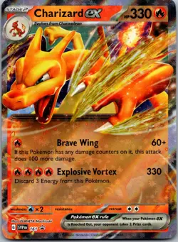 Charizard ex - 161 - SV: Scarlet & Violet Promo Cards Promo Pokemon TCG NM - Image 1