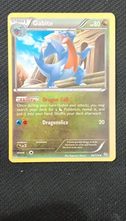 Gabite 89/124 Dragons Exalted Regular 80 HP Uncommon Dragonslice Pokemon TCG - Image 1