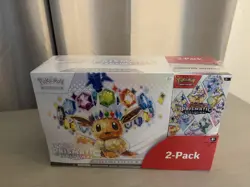 Pokemon Prismatic Evolutions Elite Trainer Box 2-Pack, 2024, Eevee, English - Image 1