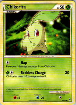 Chikorita - 53/95 - Common - Call of Legends #53/95 Pokemon TCG - Image 1