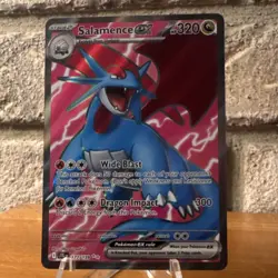 Pokemon TCG Salamence ex Ultra Rare Holo Journey Together 177/159 320 HP - Image 1