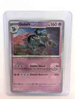 Golurk (Master Ball Pattern) 043/086 Sv: Black Bolt Holo Pokemon TCG - Image 1
