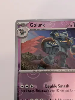 Golurk (Master Ball Pattern) 043/086 Sv: Black Bolt Holo Pokemon TCG - Image 3