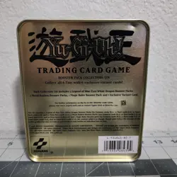 Yu-Gi-Oh! Vintage Red Eyes Black Dragon Joey Wheeler Metal Tin 2002 Original - Image 3