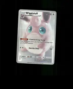 FAN-ART READ DESCRIPTION BELOW HOLO Wigglytuff Card Wigglytuff Pokemon Card p1 - Image 1