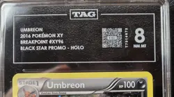 Graded Pokemon Card - Umbreon - XY96 - TAG 8 MINT - Image 3