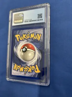 Pokemon Hitmonlee Fossil 7/62 Rare Holo Card CGC 9 Slab - Image 4