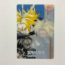S5139 Trunks Japanese Dragon Ball Z x Morinaga Clear Card 492 F15 - Image 2