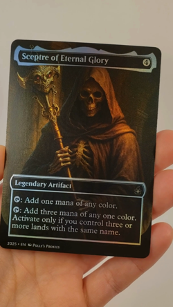 Sceptre of Eternal Glory FOIL Proxy Playtest Card with Custom Fantasy Art - Image 2