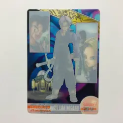 S5140 Trunks Bulma Japanese Dragon Ball Z x Morinaga Clear Card 476 F15 - Image 2