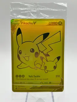 Pikachu V SWSH145 SWSH: Sword & Shield Promo Cards Holo Sealed - Image 1