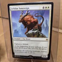 MTG Felidar Sovereign - Battle for Zendikar - LP - Image 5