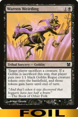 Warren Weirding ** FOIL ** #104 - Modern Masters - CUC NM MTG - Image 1