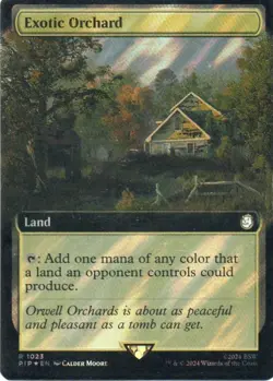 MTG: Fallout: Surge Foil Extended Art Exotic Orchard: Lightly Played Condition - Image 1