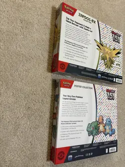 Pokemon Scarlet & Violet 151 Zapdos EX and Poster Collection Box Lot-Sealed - Image 4