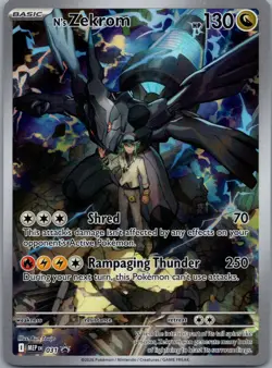 N's Zekrom - 031 ME: Mega Evolution Promo Pokemon TCG Promo NM - Image 1