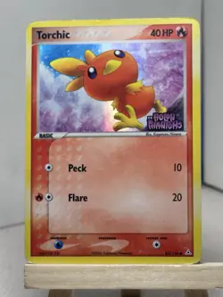 Pokemon TCG Torchic 83/110 Reverse Holo Stamped EX Holon Phantoms 2006 - Image 1