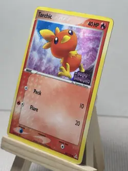 Pokemon TCG Torchic 83/110 Reverse Holo Stamped EX Holon Phantoms 2006 - Image 2