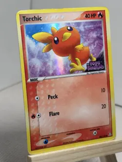 Pokemon TCG Torchic 83/110 Reverse Holo Stamped EX Holon Phantoms 2006 - Image 3