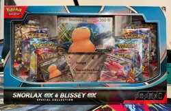 Pokemon Snorlax ex and Blissey ex Special Collection Box Factory Sealed - Image 1