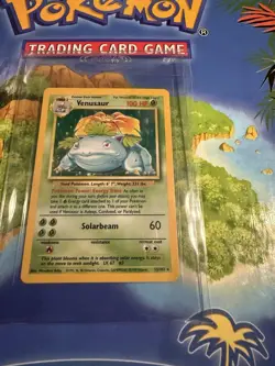 Pokemon Venusaur 15/102 Base Set Holo Rare 100 HP English 1999 WOTC - Image 1